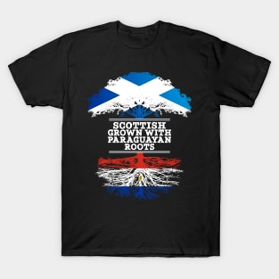 Scottish Grown With Paraguayan Roots - Gift for Paraguayan With Roots From Paraguay T-Shirt